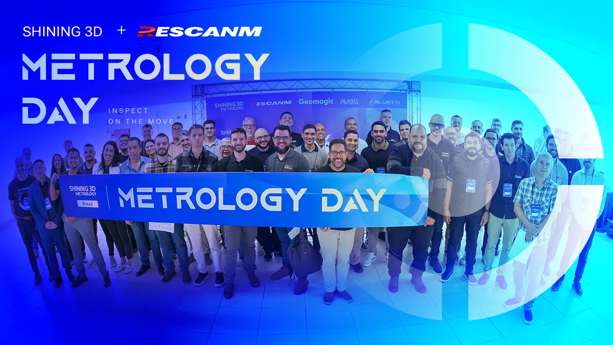 Metrology Day Brasil 2026, Shining 3D, realizado em 04 de agosto de 2026, Campinas SP