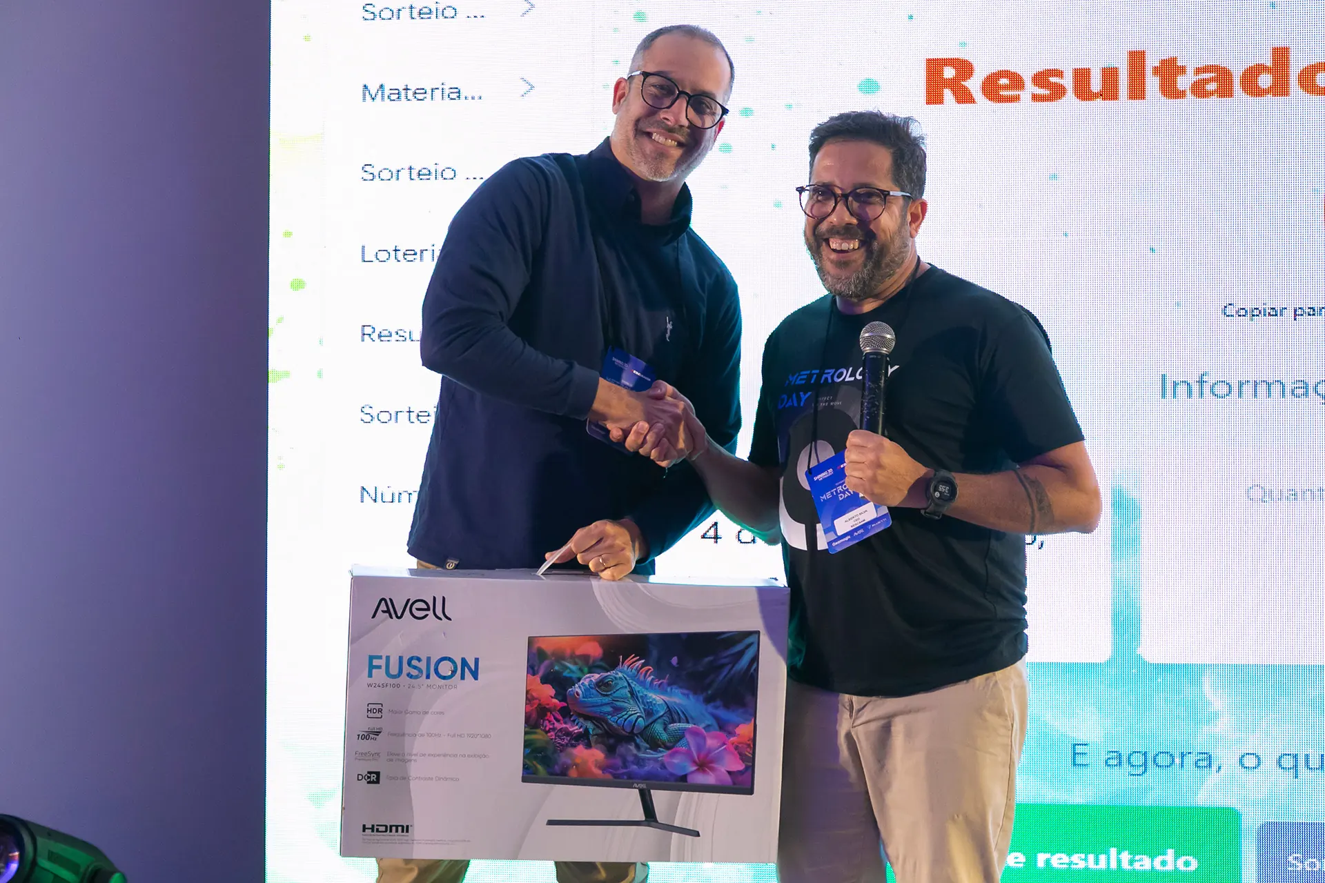 Vencedor do sorteio do monitor Avell